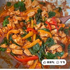 This one is the best so wholesome and makes such a big meal and very tasty,I add garlic,mushrooms and peppers