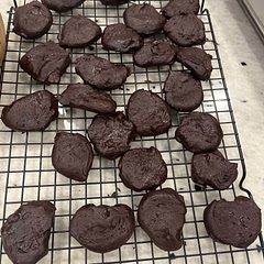 These were not cookie like…more like brownies! Not a good texture! Will not make these again.