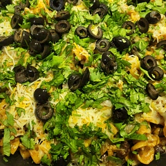 I love cilantro so I added extra! It was a little greasy from the cheese, but it was delicious. Easy and quick :P