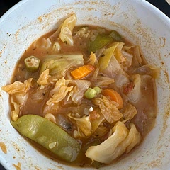 I added what we had around so not exactly the same but a good recipe to start with and build on with what you have.