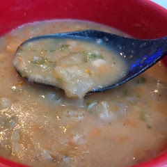 Immersion blender blended more than intended but still good
Added a can of white beans which made it creamer
