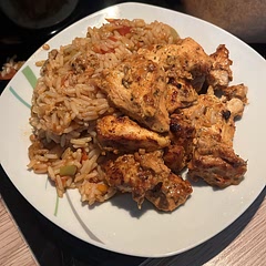 Paired it up with a spontaneous rice recipe and it was so delicious