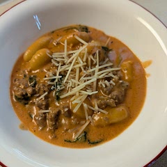 Delicious! Good sauce, didn't need anything more.