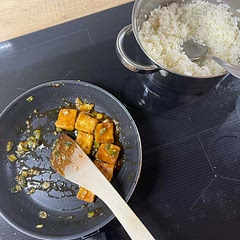 Did not expected it would be that good. I could’ve cut the tofu little bit thinner😋