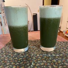 It’s nice how the banana balances out with the lemon. It’s not too banana-y and it’s not too sour. I find that I can drink it without sugar but I’ve added a little bit. Made it a few times. Very refreshing in this 36 degree weather.