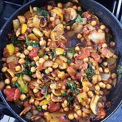 Added mushroom, yellow pepper, really good