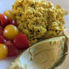 This is perfection, a super healthy and fast breakfast!