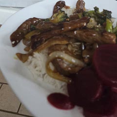 I only had half the beef, so I reduced the broccoli as well. Didn't change sauce measurements and thought there was a good amount of sauce. If I made the full recipe I would probably increase the sauce slightly. 