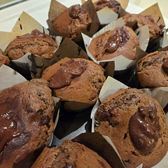 Very nice thanks for the recipe!
Not bad for my first ever muffins. A few lessons learned! 