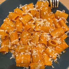 I’ve made this pasta a bunch of times so so good and easy to cook. I use less butter bc 75g feels like way too much