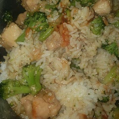 Had to add extra slurry ( cornstarch and water ) but mixed mine with beef broth instead of water and it brought out the flavor  was really good 