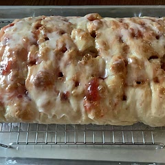 Loved his recipe. I wish my bread was darker and I found it hard to pipe in the jam. Maybe next time I will look at getting jelly donut tips to be easier. I look forward to making it with other jams.
