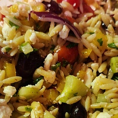 This recipe is so good! I added a yellow bell pepper and lemon pepper to taste. My family really enjoyed it.