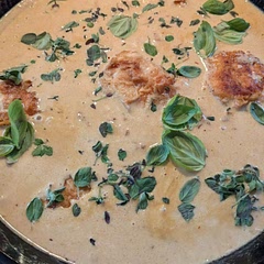 Doubled the recipe for company, served with rice and fresh green beans. Everyone enjoyed.
Of course I made extra sauce! Who doesn't love extra sauce. 