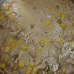 I used a can or regular chicken broth and a can of water instead of two cans of low sodium chicken broth. I also used half a block of Philadelphia cream cheese instead of the one listed in the recipe. This soup was delicious!