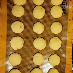 These were delicious, melt-in-your-mouth cookies. Makes two trays & I didn't even do the glaze. Will definitely make more! 