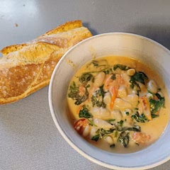 I used half and half instead of heavy cream, and there was still plenty of creamy goodness!