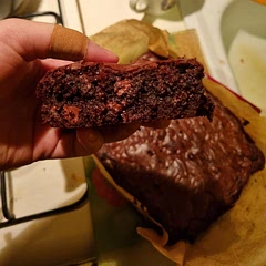 SOO GOOD! it was my first time making brownies, and they came out better than I had expected! I used half light brown sugar and half regular white sugar. Also, I cooked it in a glass pan, so the cooking time was 40 min!:) Definitely my go-to recipe! 
