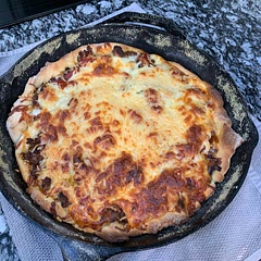Pretty easy I used a premade crust (come in a tube) hardest part was getting crust up the sides. Will Definitely do again 😎