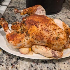 Chicken was moist but not as much flavor as I would like...wondering how it would be with seasoning injected...