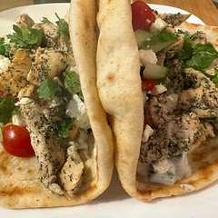 More or less chicken gyros