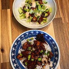 This recipe was SO good. The flavors were great and the veggies/ sriracha mayo worked so well. I was impressed how easy this was to throw together.
