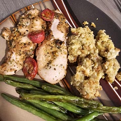 Made the green beans on the side, but besides that the recipe is perfect