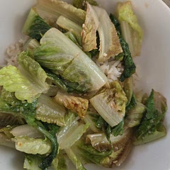 Easy great side dish and can use up old lettuce before it goes bad