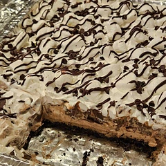 This was delicious. Love regular chocolate lasagna and this just added another great layer to that recipe. Would definitely make again. 