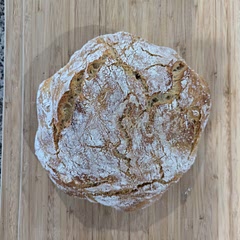 Really good.  Will add a little more flour next time... Very sticky!