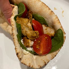 Amazing! Marinaded the chicken for 24 hours. I made the yogurt sauce and added extra lemon juice, paprika, extra garlic and cayenne pepper !!! I had it with pita, tomatoes and spinach next time I’ll use romaine !