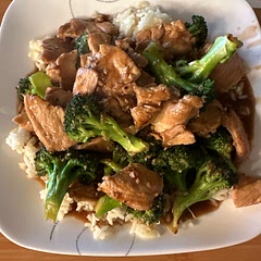 I didn't have beef but we love chicken so that's what I used. Turned out quite tasty!
