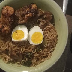 Just added some chicken on the side so that there was something meaty to eat.