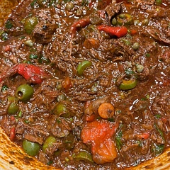 This is the best beef stew I think I’ve ever had, will definitely make this again! I needed 6 hours to get the meat tender in a Dutch oven but I’d plan for 8 hours next time. It made a ton of leftovers so I’d use a pound of beef moving forward.