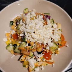 Delicious light meal. Its got alot of zing, so if you don't like that then reduce the amount of lemon and red wine vinegar you use.