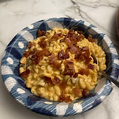 This was super yummy! This was before we mixed the bacon in. We did add a little bit more sour cream and left the chives out just because we didn’t have any. We would definitely recommend!