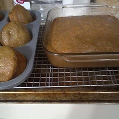 I made cupcakes and bread.  This is the best recipe, my son and I love it.