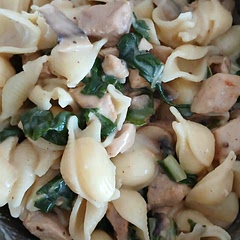 ABSOLUTELY DELICIOUS! Added mushrooms and we were practically singing 