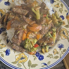 I added carrots and more red chilli, but was lovely had to add more water to make a bit more sauce but turned out very well. I also used braising steak which was nice and succulent.