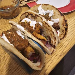 DELICIOUS - the fish marinade is so flavourful, we kept some aside to add it to the yogurt on top of the parathas. You don't need the Bombay mix on top, as it detracts from everything else. This is becoming a staple in our home!