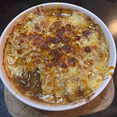 It took 3 hours to caramelize the onions but delicious.