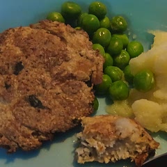 Kid ate with mashed potato, but I was hoping for something enjoyable without being dipped or drenched in sauce and was thus disapointed. Might work better if fried rather than baked in oven, but was really bland so I'm not sure I will try again.