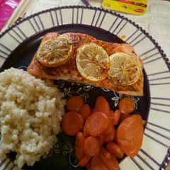 Very quick and easy recipe fish has a great flavor added carrots and couscous 