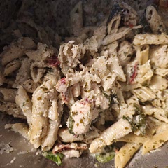 It may not be the best picture but the food was so good I forgot to take the picture so it had cooled down and everything but this is a good recipe! TASTY!! 😋🤤
