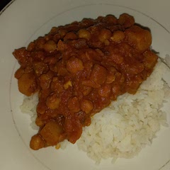 The dishes was really delicious, I used half peanut butter and half fresh cream and ground ginger instead of fresh ginger.  Burnt it a little but it was amazing, my brothers didn't  enjoy it as much as I did. 