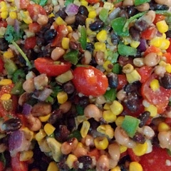 I doubled the dressing amount and it was so refreshing!  