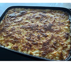 Added Parmesan. Added dried crispy onions and 2 teaspoons of garlic puree. Yummers
