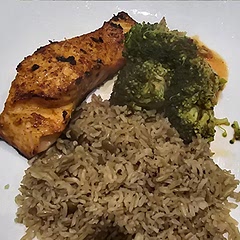 Next time I'd make the sauce in advance and marinade the salmon longer. I served mine with brown rice and broccoli in a homemade chilli sauce.
