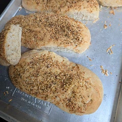 Came out good. I topped mine with herbs and Parm. I added it after the last proof but should had done it before.