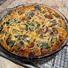 Easily the best quiche recipe I’ve ever made. I appreciate the crustless design. I added porcini mushrooms to give it the extra umami flavor.